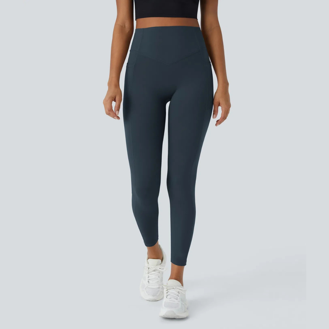 Halara UltraSculpt™ SoCinched High Waisted Tummy Control Pocket Shaping Training Leggings